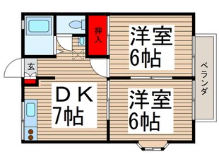 グリ－ンヒルの物件間取画像